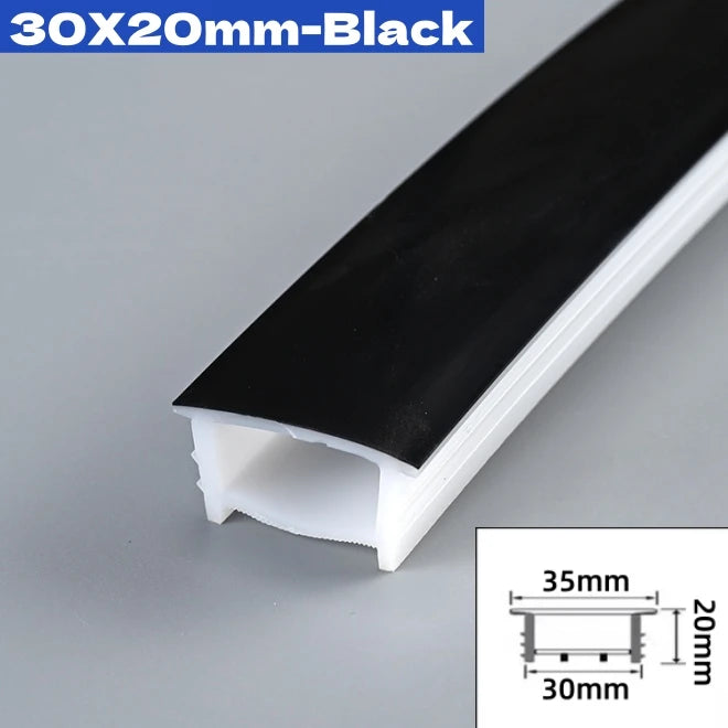 Flexible LED Neon Rope Diffuser Channel — WS2812B Compatible