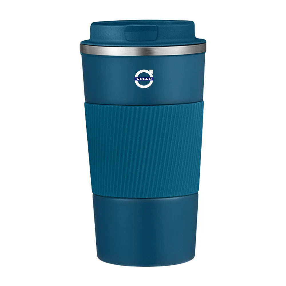 Car Badge Portable Stainless Steel Thermos Mug Coffee Cup Accessories For Volvo RDESIGN V60 XC60 XC60 XC90 XC90 C30 S80 XC40 S80