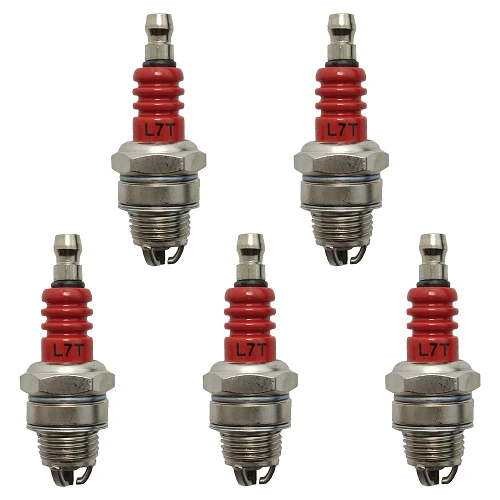 1/3/5PCS 3-Sided Pole Spark Plug L7T for Chainsaw and Brush Cutter Garden Machinery Lawn Mower Tool Accessories