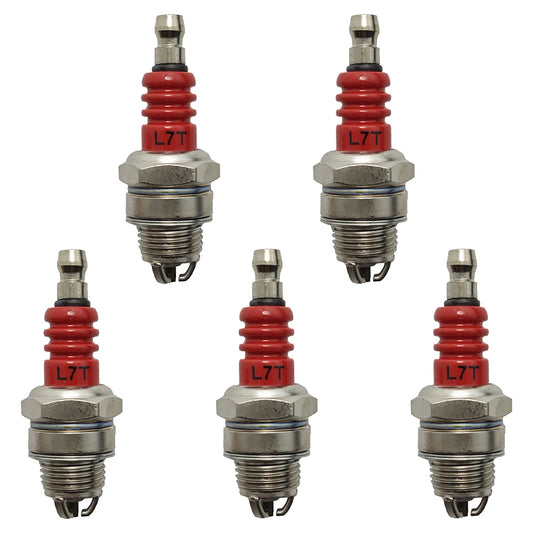 1/3/5PCS 3-Sided Pole Spark Plug L7T for Chainsaw and Brush Cutter Garden Machinery Lawn Mower Tool Accessories
