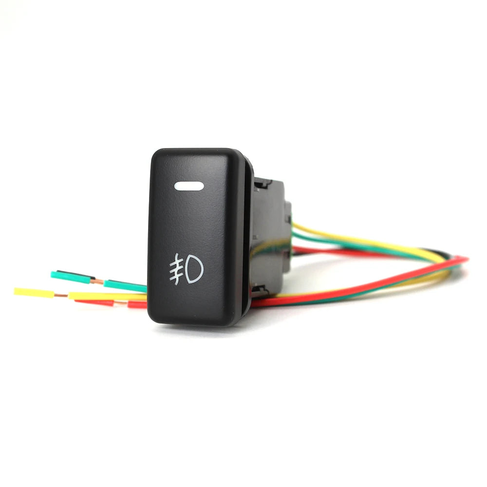 Car LED DRL Light Power On Off Front Rear Fog Lamp Spotlights Button Switch For Toyota FJ Land Cruiser Prado 120 LC100