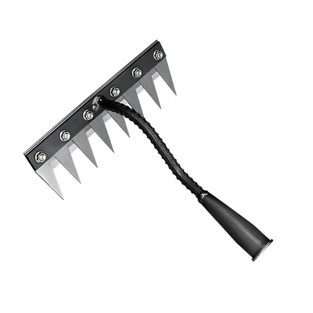 5/6/7/8 Garden Hoe Weeding Tool Digging Wild Vegetables Weeding Loosening Soil Agricultural Farm Tools Menggang Rake Accessories