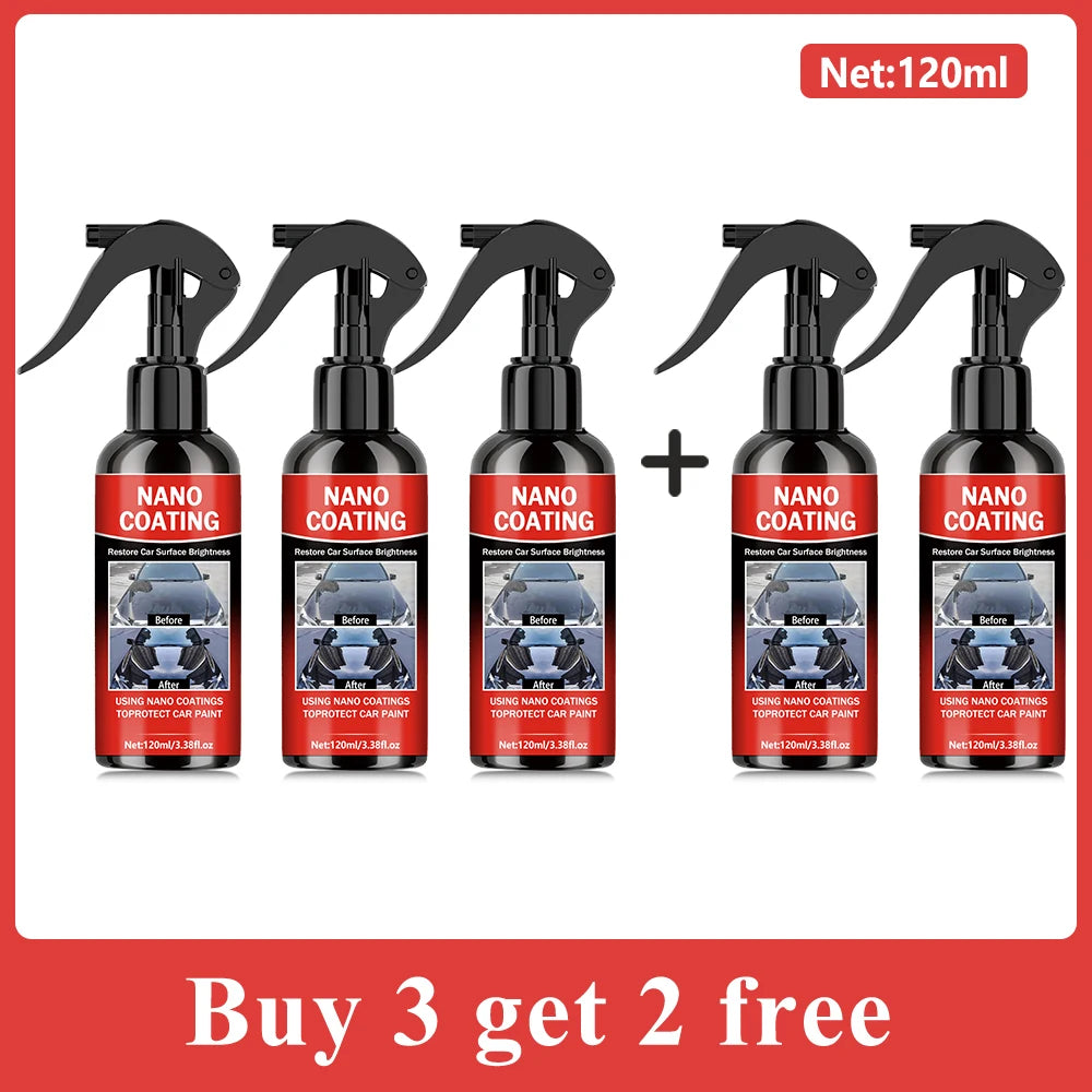 Graphene Nano Ceramic Car Coating Kit - Universal Professional Car Beauty, High Gloss Car Paint Protection, Long-Lasting Gloss