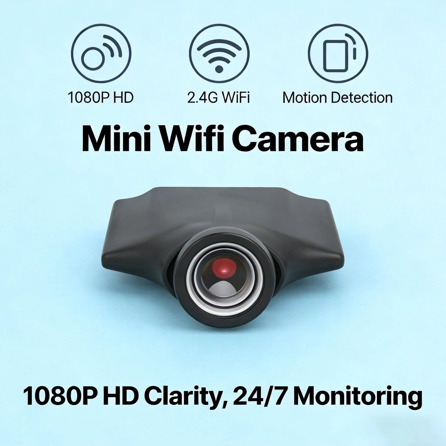Mini WiFi Camera Module — 1080P DIY Home Security Recorder