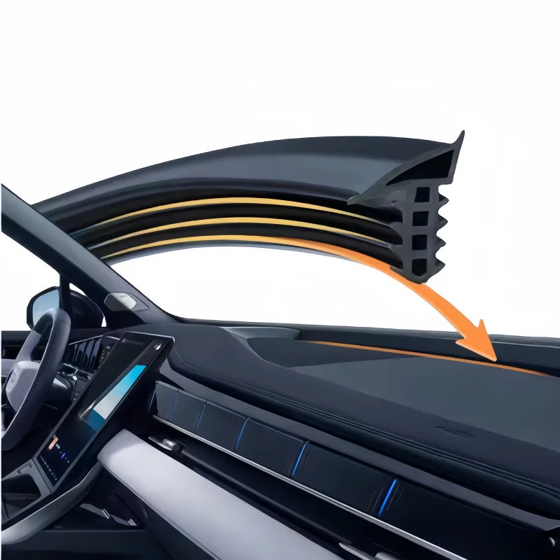 Car Dashboard and Windshield Gap Seal Strip, 1.6 m