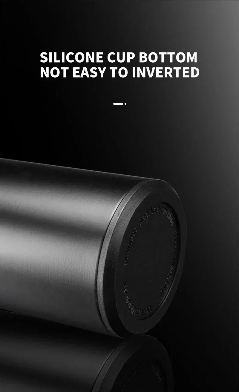 304 Stainless Steel Portable Car smart Thermos bottle with temperature display For TESLA MODEL X S 3 Y Car Emblem Accessories