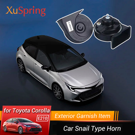 Car Snail Type Horn For Toyota CHR Corolla Wish Verso Camry Auris Vista Prius Yaris Vitz Platz Vios Aygo RAV4 Accessories 2Pcs