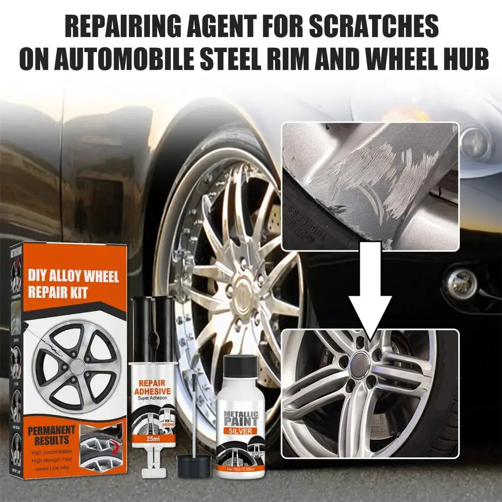 DIY alloy wheel repair kit for scratches and rims — view 18 of 20