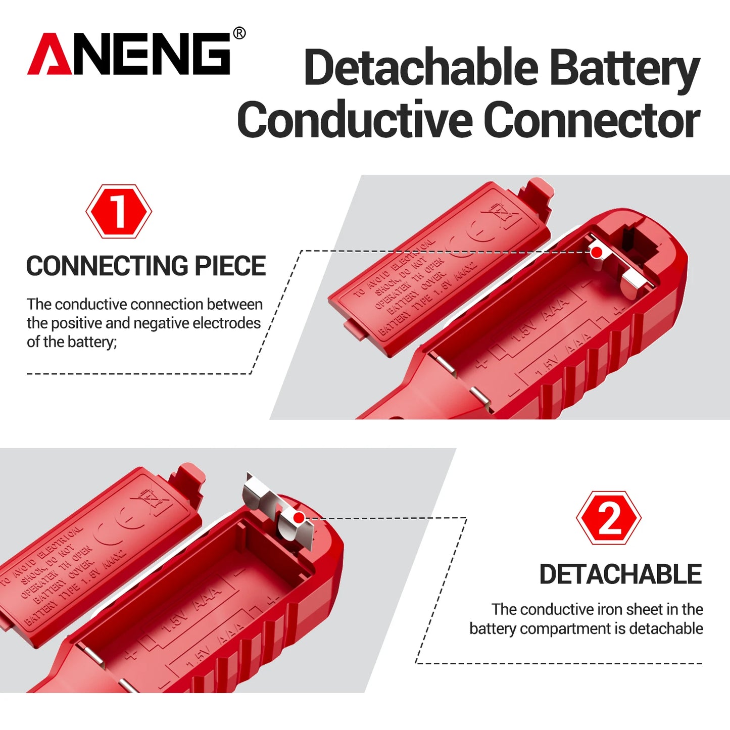 ANENG B20 Voltage Pen screwdriver dual head  11V~ 450V AC Voltage DetectionSmar Screwdriver Dual-use Slotted Cross Meter tools