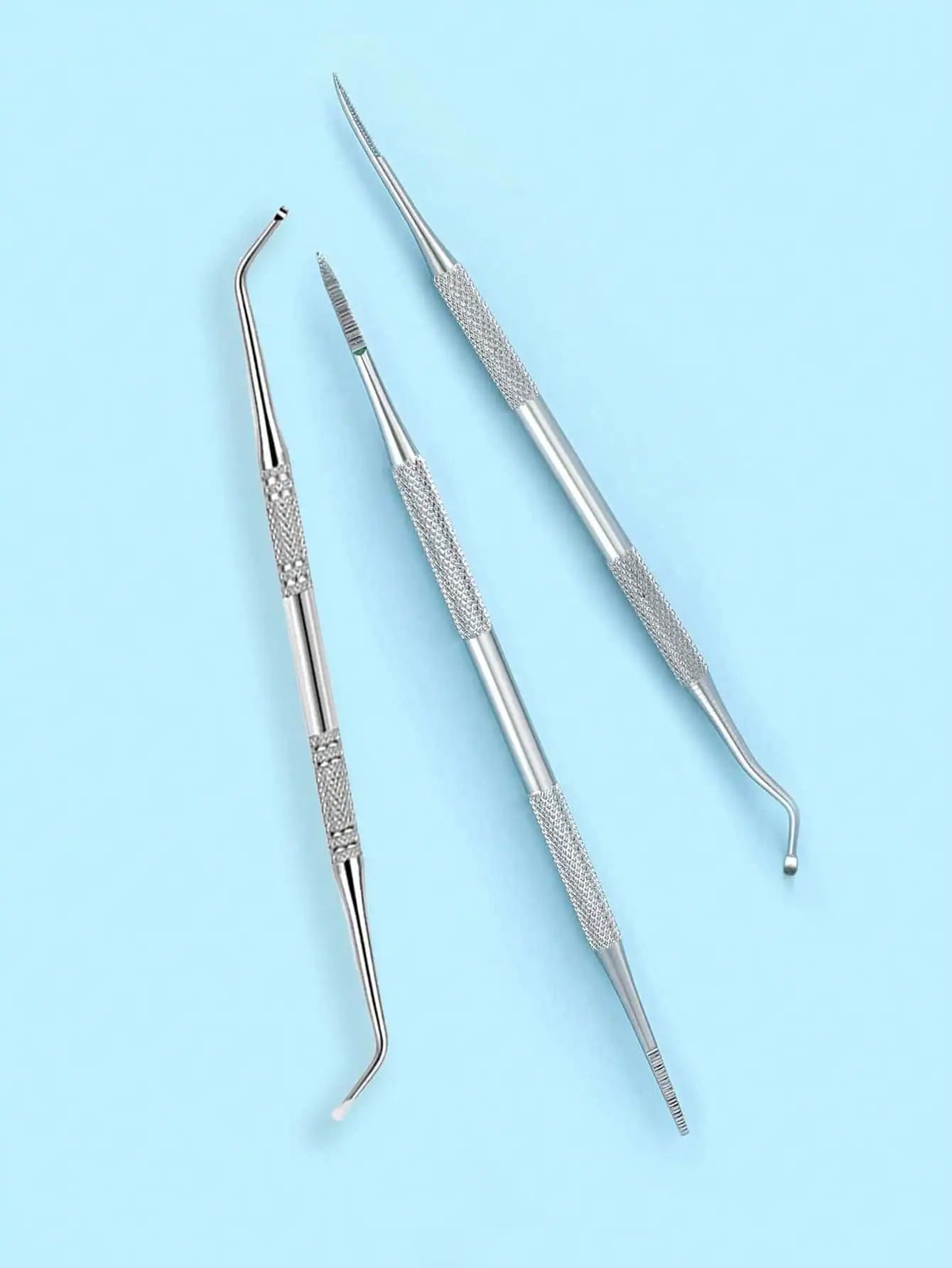 3pcs Nail Stain Removal Tool, Multifunctional Nail File, Pedicure Tool Beauty File, Ingrown Toenail Tool Pedicure Nail Cleaner