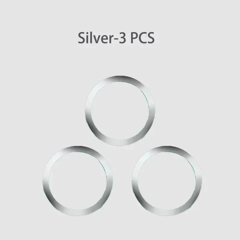 Universal Metal Plate & Metal Ring Mobile Phone Popsocket Accessories Suitable for Magnetic Phone Stands and Car Phone Holder
