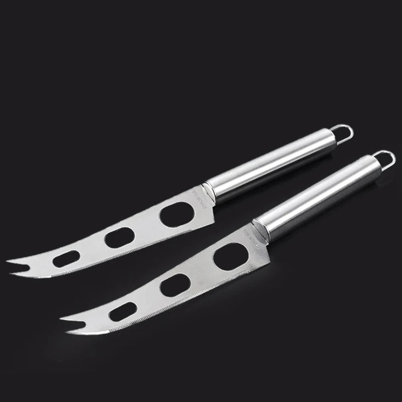 Cheese Knife Kitchen Tool Stainless Steel Multifunctional Baking Tool Pizza Butter Noodle Cutter Circular Handle Kitchen Accesso