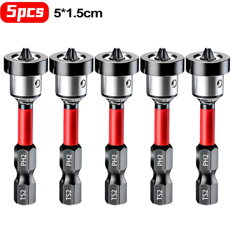 Magnetic Positioning Screwdriver Bits S2 Drywall Screw for Plasterboard Gypsum Board Locating Bit Batch Head Drilling Tools