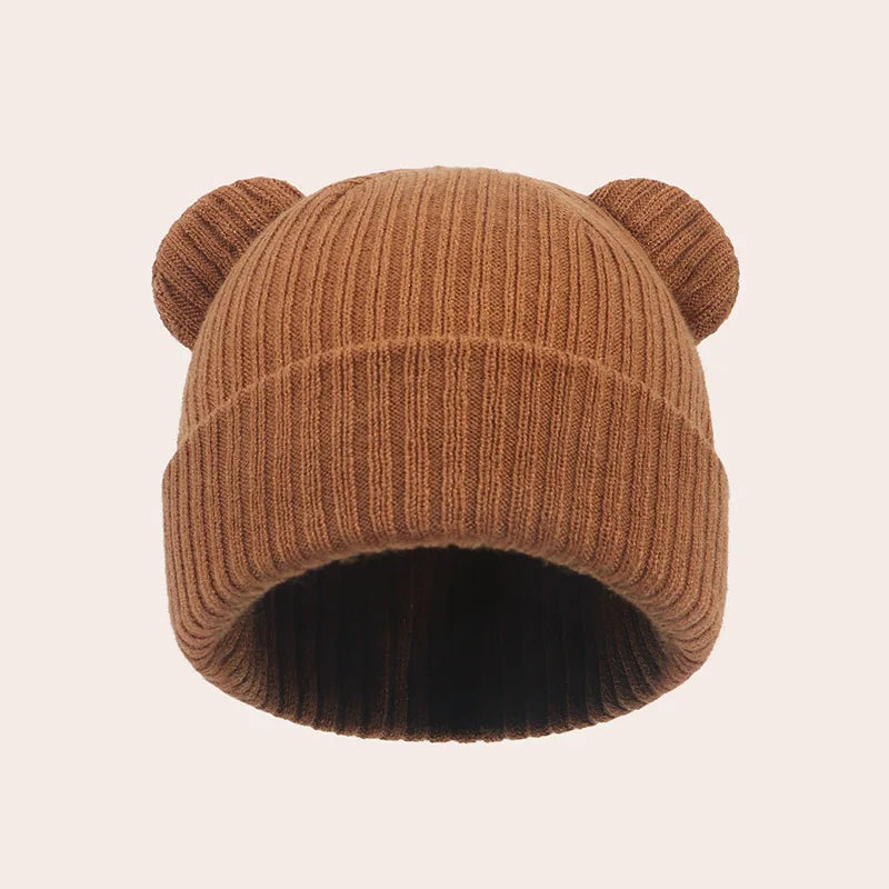 Baby Knitted Beanie 0-2 Years - Soft Solid Color Winter Hat - photo 10
