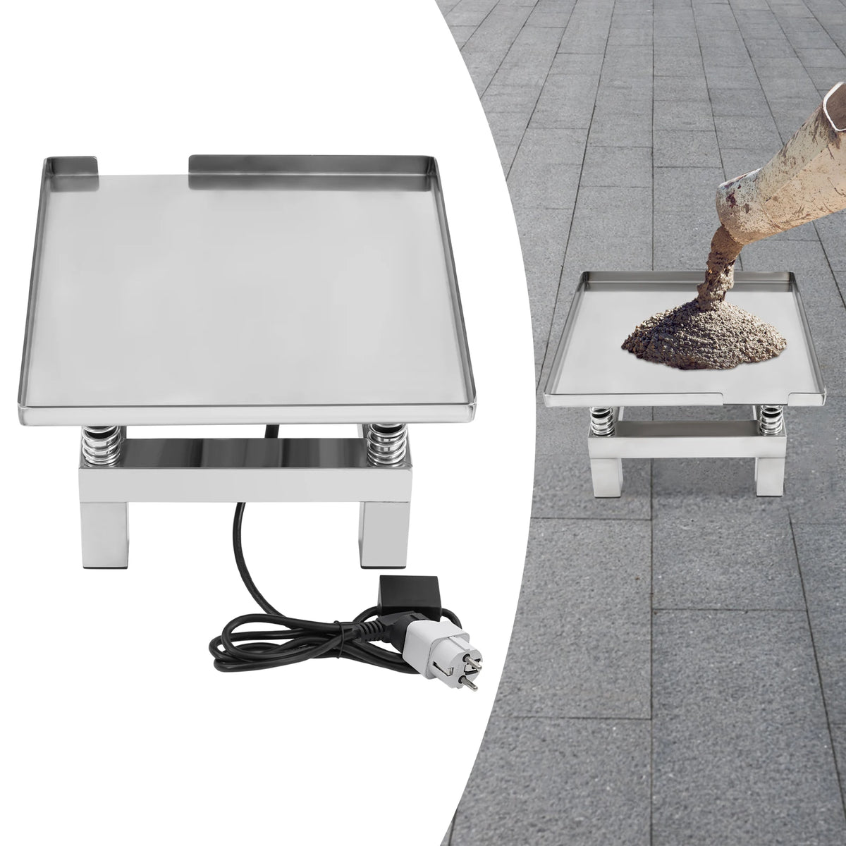 Benchtop Concrete Vibrating Table, 35 x 35 cm - 50 W - view 6