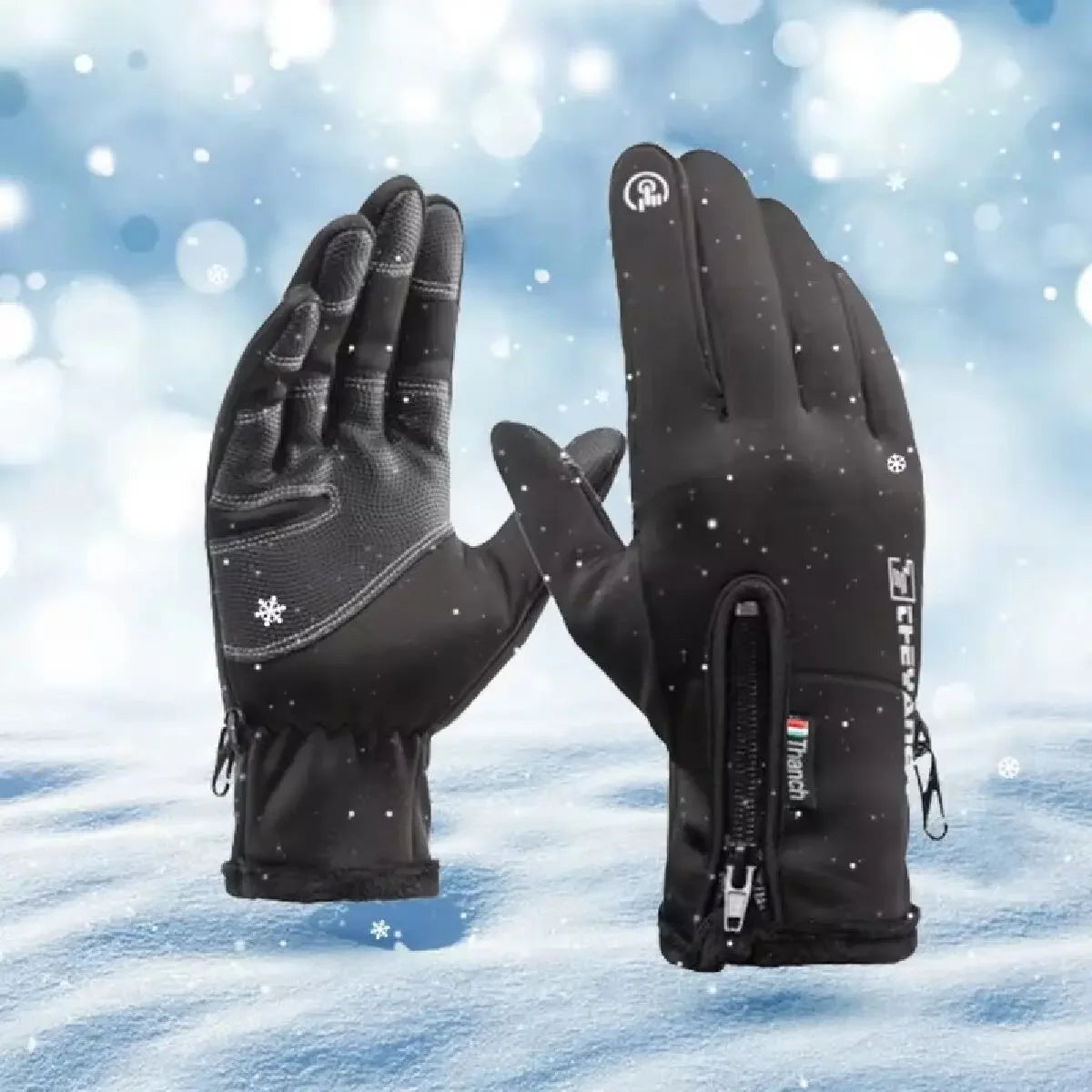 Thermal Touchscreen Winter Gloves, Windproof Ski Gloves