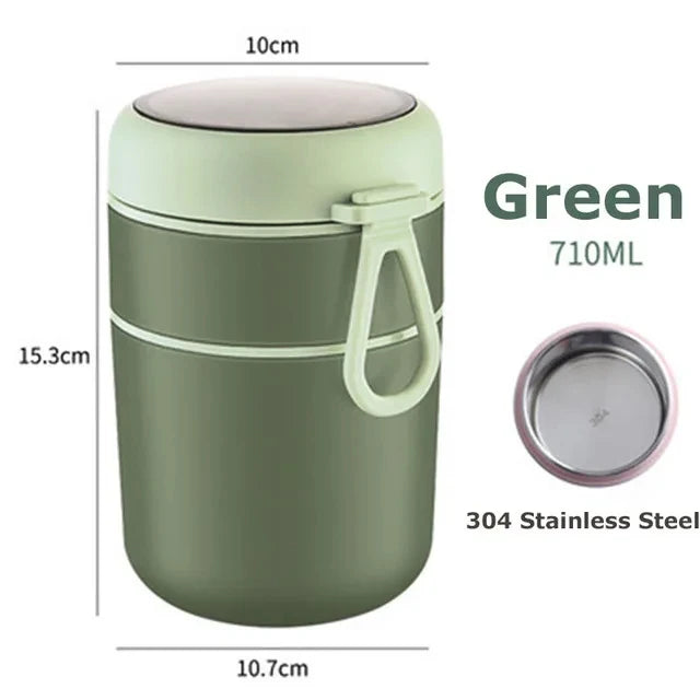 Insulated Food Jar 530ml or 710ml - Stainless Steel Soup Cup for Hot Meals - photo 9