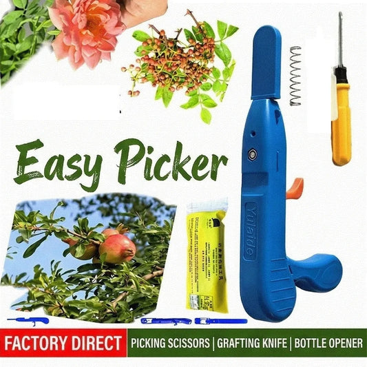 Multifunctional fruit picker harvesting tool head