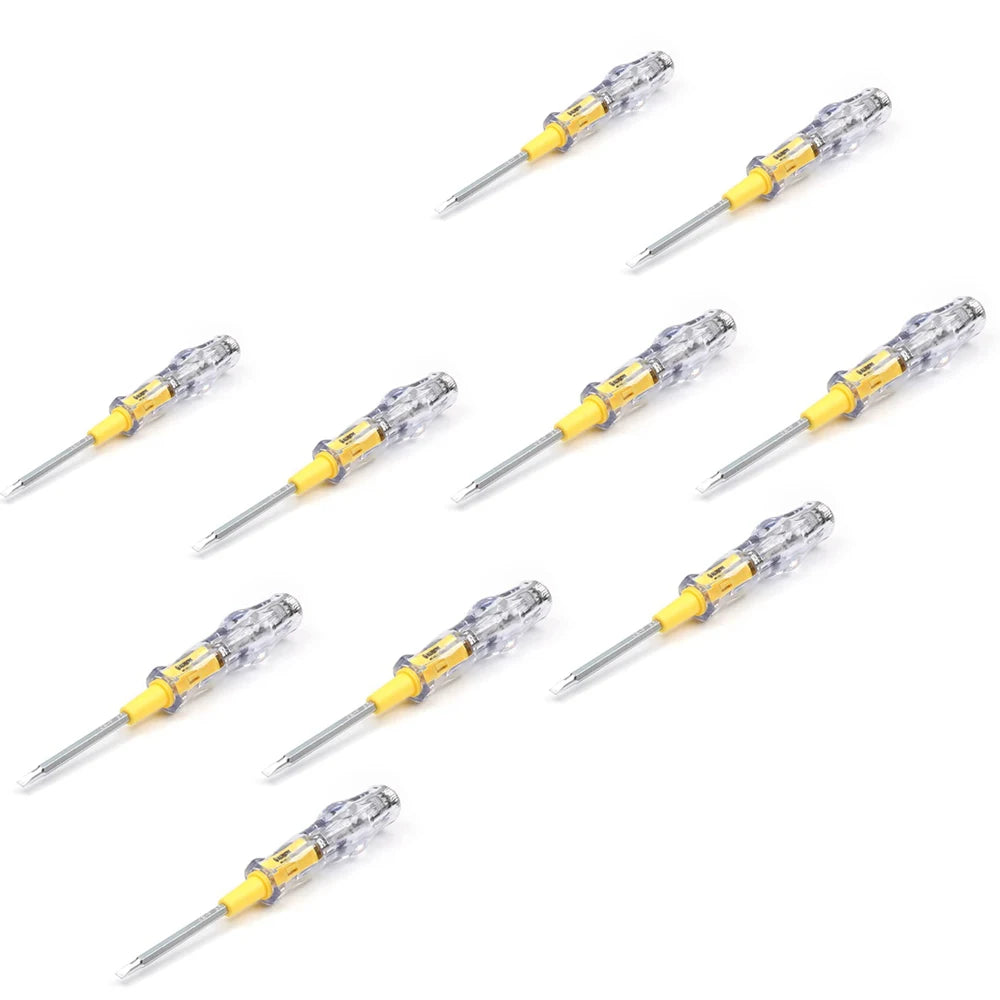 Double-Headed Screwdriver 100-500v Voltage Tester Pen  Detector Removable Phillips Flat-head Screwdriver Tools