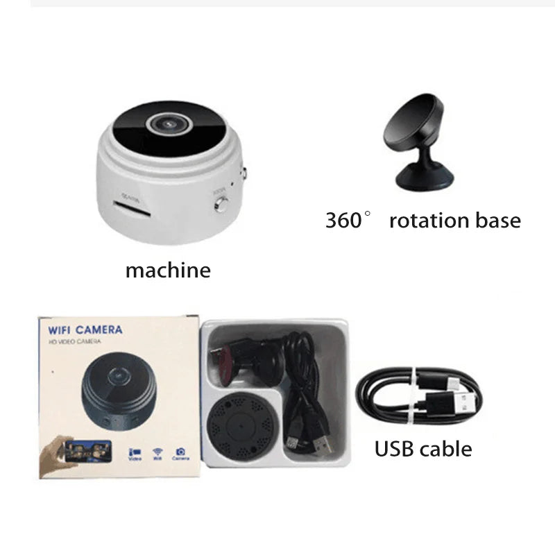 Mini A9 WiFi Security Camera — 1080P Wireless Home Monitor
