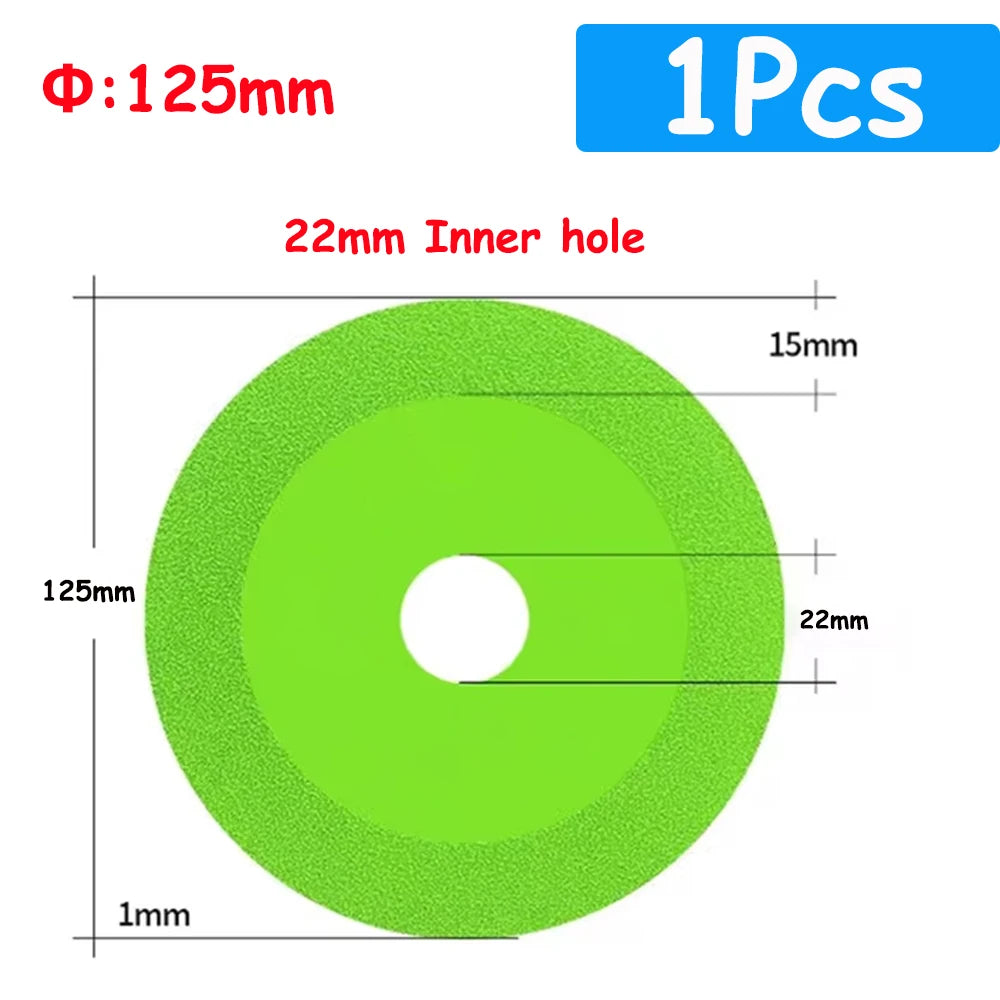 Diamond Glass Cutting Disc — 100/115/125mm Ultra-Thin Tile Blade