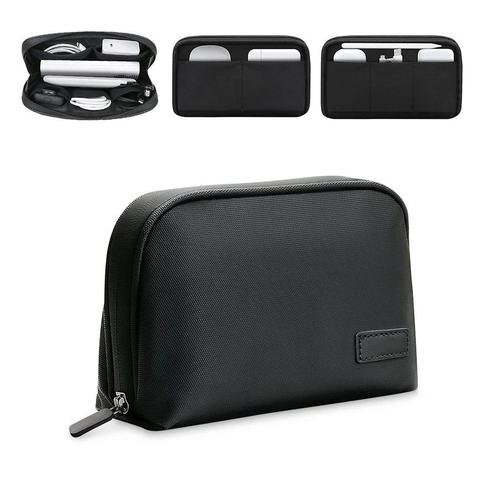 Travel Portable Cable Organizer Waterproof Storage Bag for Power Bank Digital Cable Case Earphone Earphone Holder Case