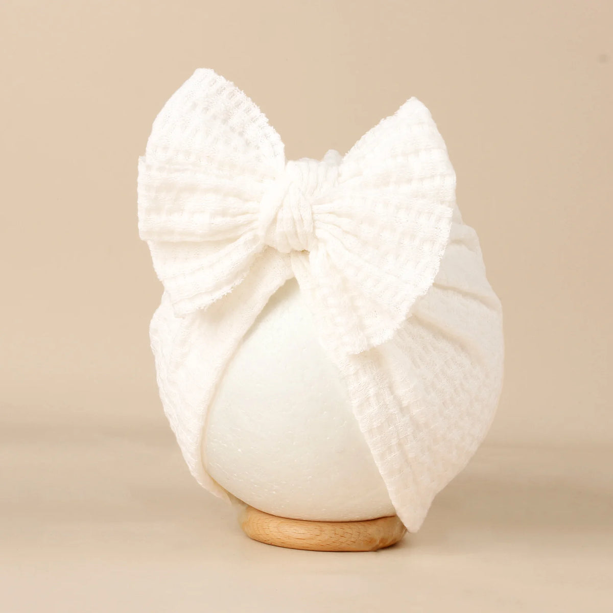 Baby Girl Bow Knit Turban Hat - Soft Newborn Beanie - photo 10