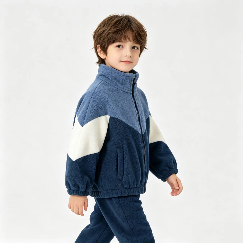 Boys Polar Fleece Zip Jacket - Thick Warm Coat, 1-7 Years - photo 3