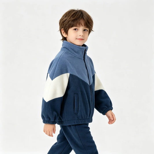 Boys Polar Fleece Zip Jacket - Thick Warm Coat, 1-7 Years - photo 3