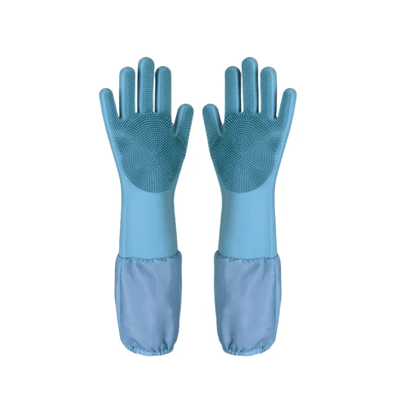 Pet Grooming Cleaning Gloves Dog Cat Bathing Glove Indirect Shampoo Gel Scrubber Clean Soft Silicone Glove Hand Skin Protection