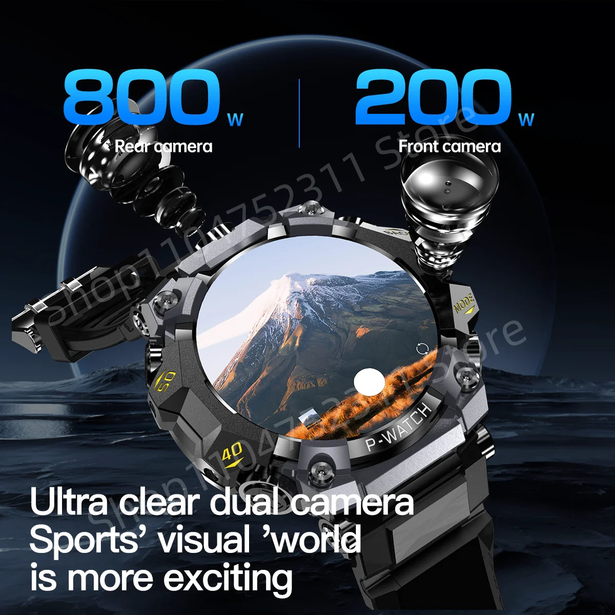 5g Full Netcom Smartwatch 1.508 inch Amoled HD Screen inset 4g/5g Sim Card GPS WIFI IP68 Waterproof Swimming  Sport Smart Watch