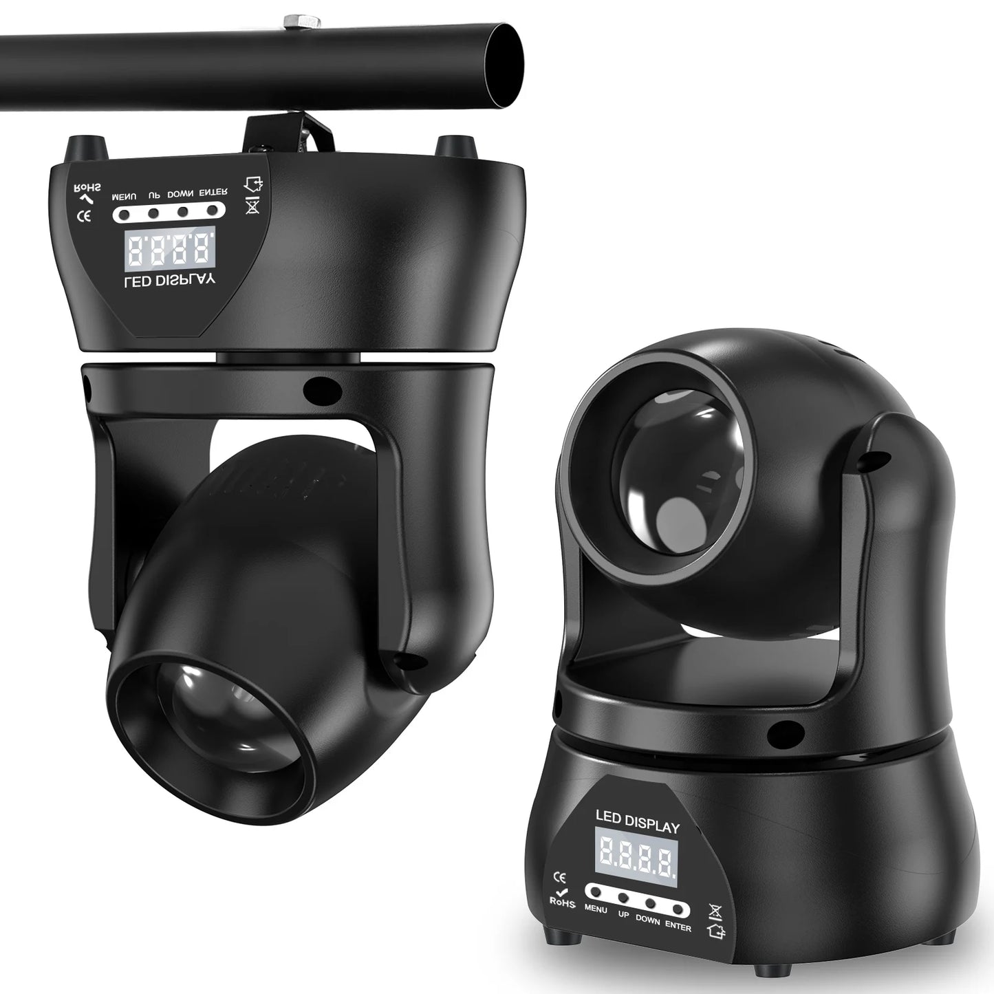 U'King 1/2Pcs 40W Beam Moving Head Light RGBW Disco DJ Lights DMX Stage Light For Wedding Party Concert Nightclub Dance Hall KTV