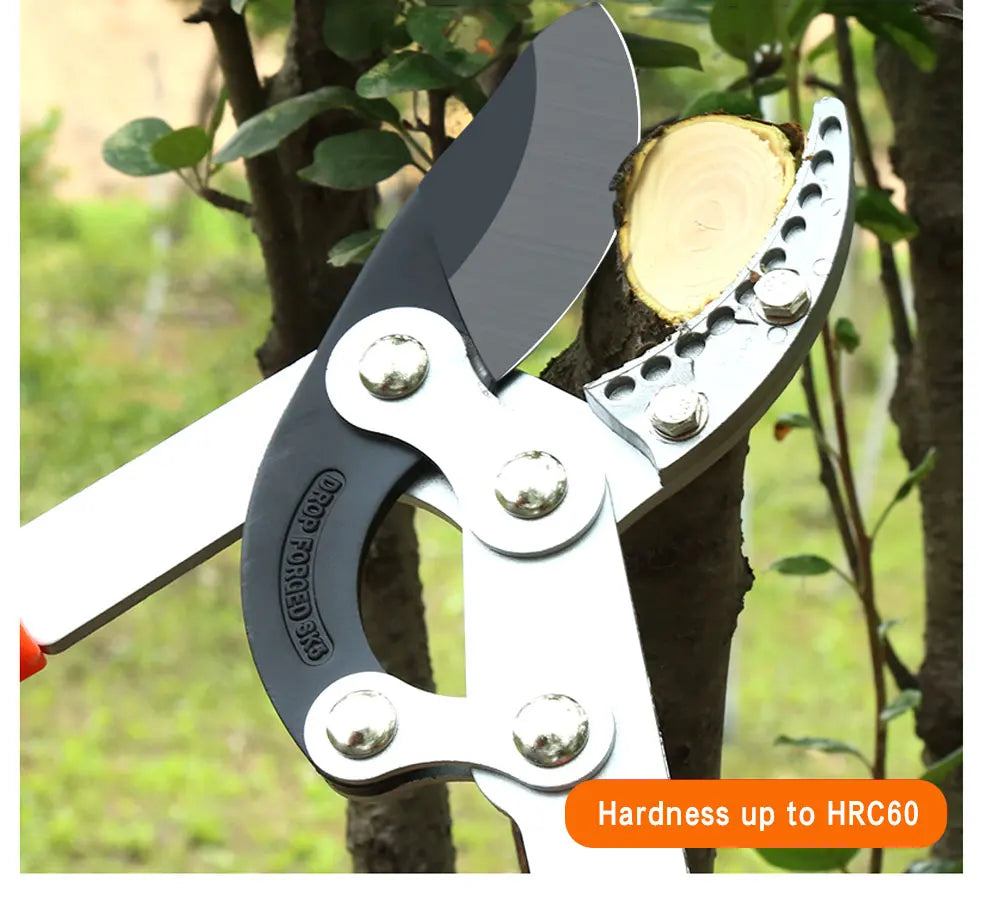 35cm Rough Branch Scissors Sharp Wear-Resistant Non Slip Grip Pruning Scissors Large Opening Powerful Gardening Pruning Tools