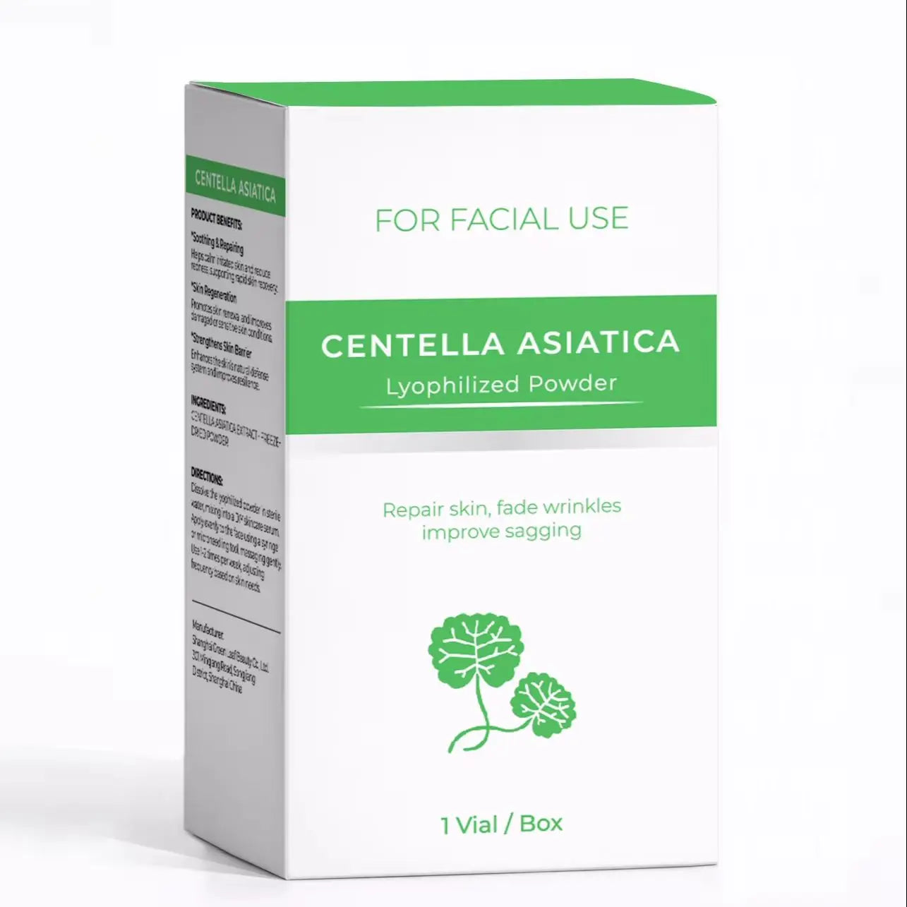 Copper Peptide Centella Powder — High-Purity Smoothing Skincare