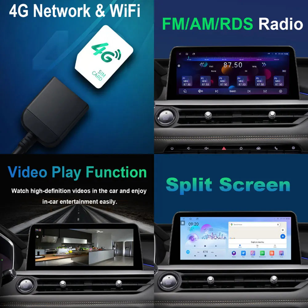 Smart System Android 14 for Mercedes Benz Vito W447 2014 - 2022 Car Video Radio Multimedia Player Cooling fan Bluetooth