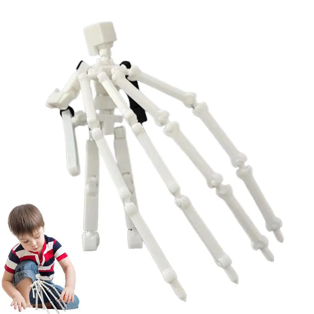 3D Movable Multi-Joint Robot Action Figure — Poseable Desktop Toy & Decor