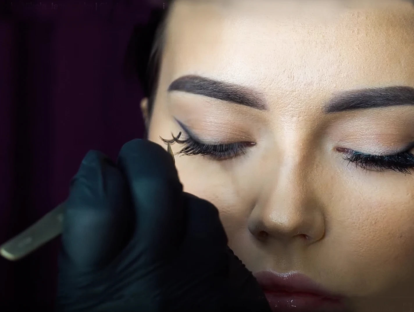Clavier V-Shape Silk Cluster Lashes – Professional Individual Eyelash Extensions | Natural C-Curl DIY