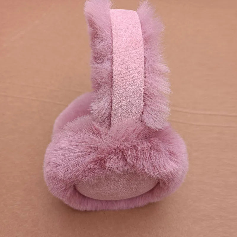 Faux Suede Plush Earmuffs - Classic Winter Ear Warmers - photo 7