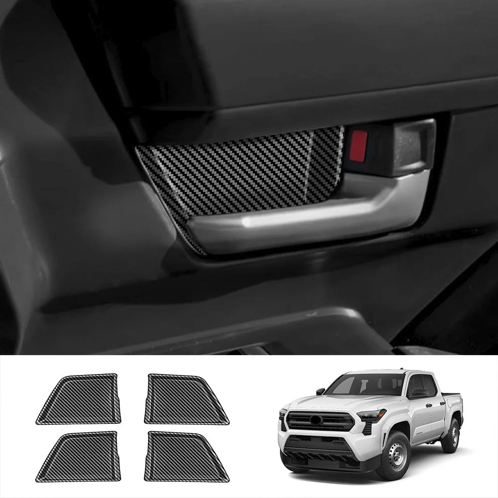 Fit for Toyota Tacoma 2024 2025 Interior Accessories Carbon Fiber Look Car Interior Cover Trim Panel Decoration Sticker