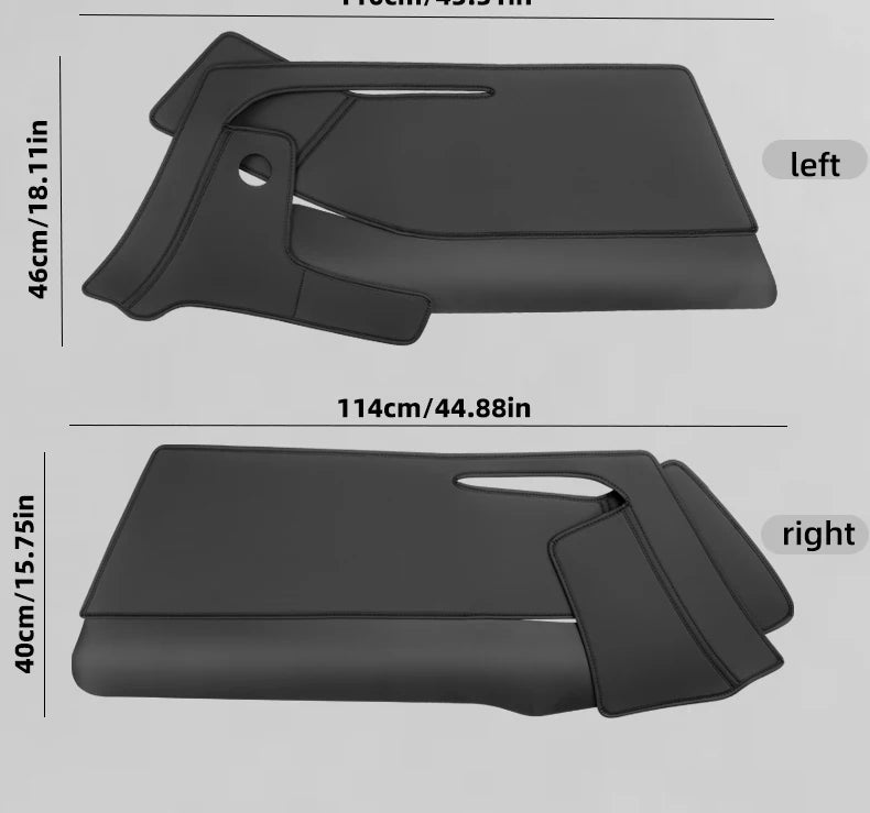 For Tesla Model Y Juniper 2026 Rear Trunk Side Anti-Kick Pad Full Coverage Protection Kit Car Anti-dirty Pad Accessorie
