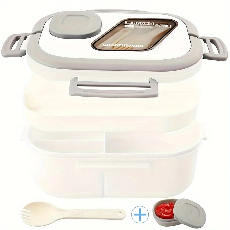 Adult Bento Lunch Box - 40oz 4 Compartment Meal Prep Box - photo 9