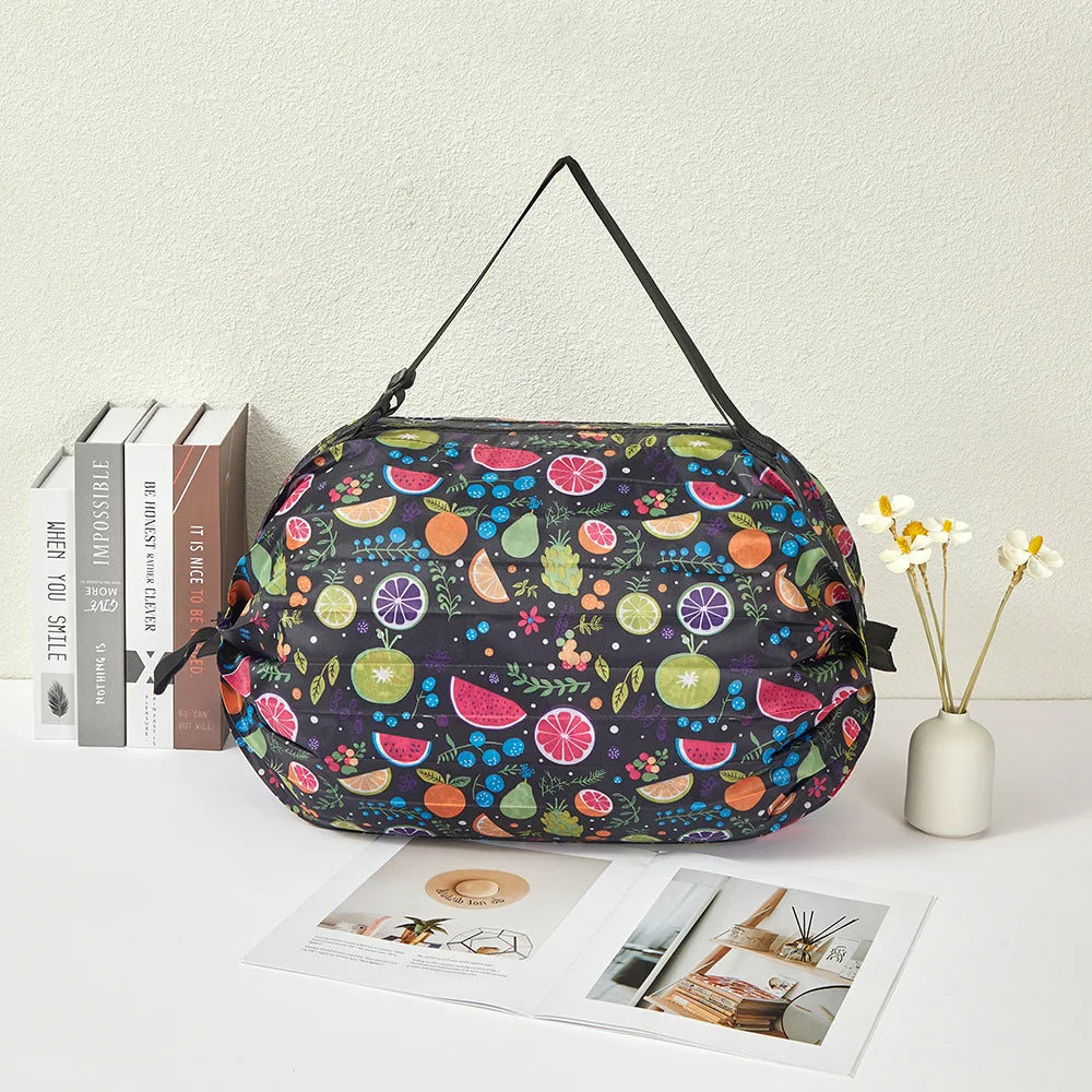 New Foldable Storage Bag Portable Travel Camouflage Handbags Large Capacity With Handle Japen Shopping Bag
