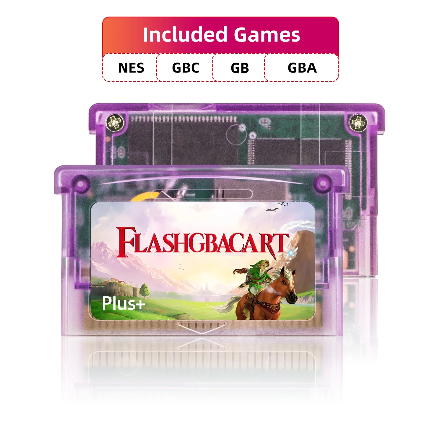 For Game GBA Rewritable Cart FlashGBACart Plus+ Backup Device RTC Compatible with GBA GBC GB NES Series