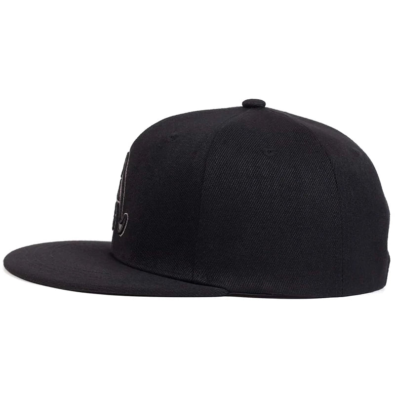 1piece Unisex Gothic Letter A Embroidery Hip-hop Hats Outdoor Adjustable Casual Baseball Caps Sunscreen Hat