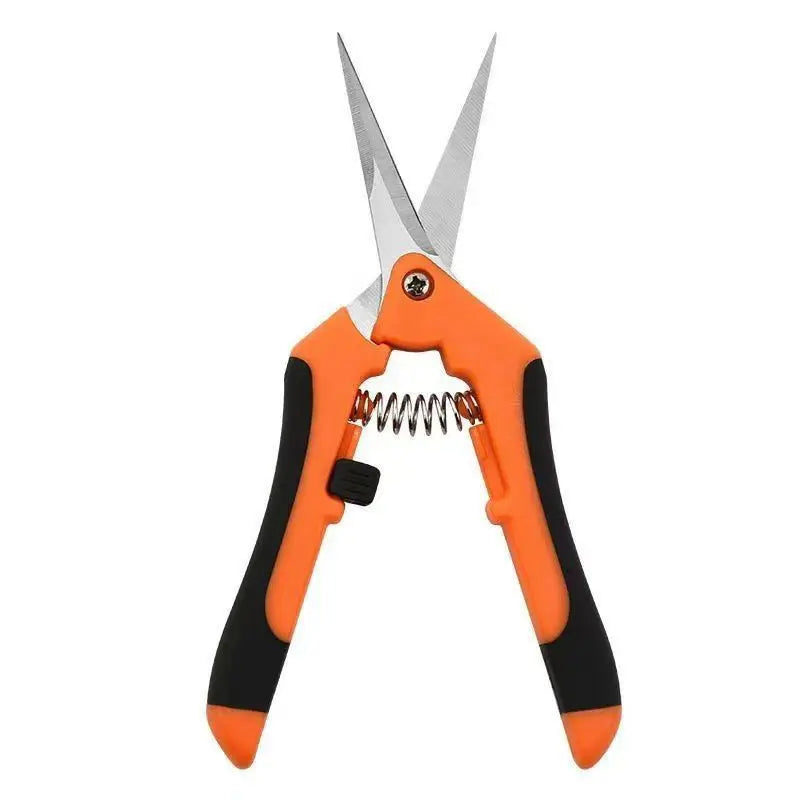 Garden Pruning Shears – Straight-Head Non-Slip Stainless Steel Bonsai & Household Scissors