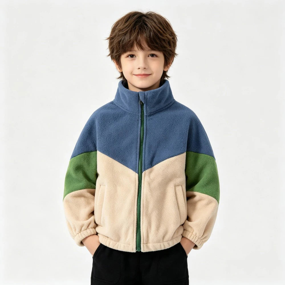 Boys Polar Fleece Zip Jacket - Thick Warm Coat, 1-7 Years - photo 4