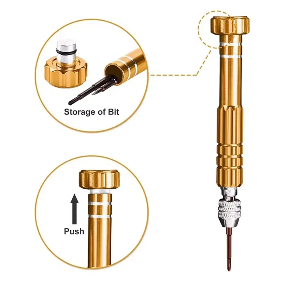 2026 5 in 1 Screwdriver Repair Kit Screwdriver for Phone Opening Tools Phone Repair Tools for Iphone Huawei Xiaomi /Color Random