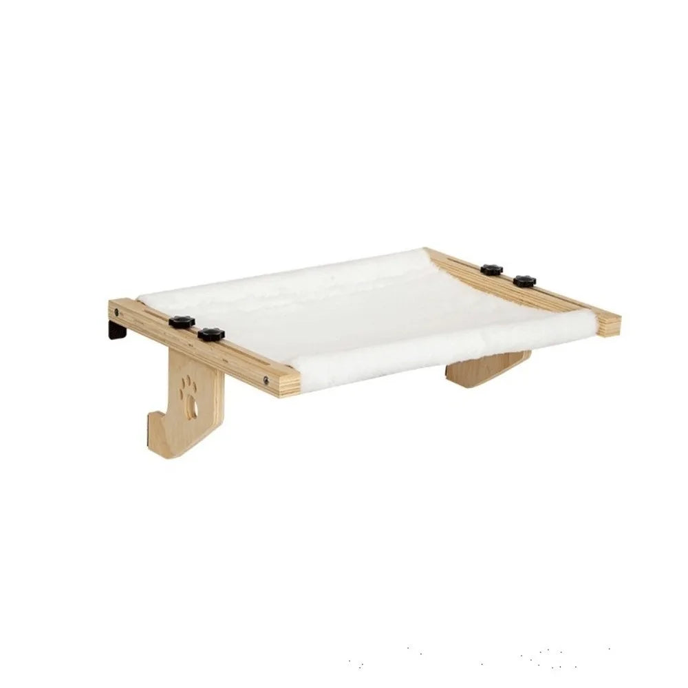 Wooden Frame Cat Window Hammock - Detachable Hanging Cat Bed – photo 7