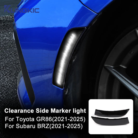 For USDM Subaru BRZ Toyota GR86 2021 2022 2023 2024 2025 LHD RHD Car Side Clearance Marker Light White Signal LED Indicator Lamp