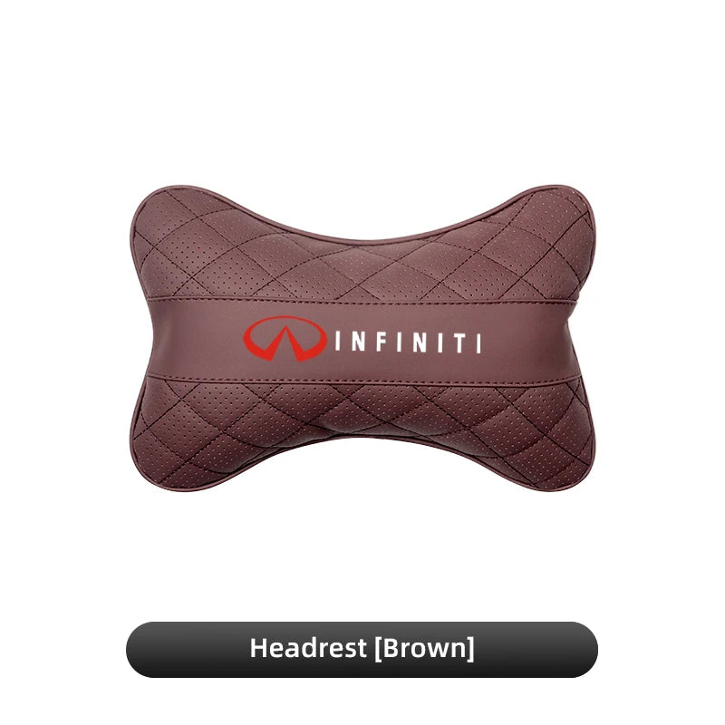 Car Seat Neck Pillow Headrest Lumbar Waist Support Cushion For Infiniti QX55 QX50 QX60 QX80 Q50 Q70L Q60 Q30 Q70 QX70 QX30 FX37